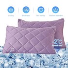  Elastane Cooling Diamind Quilted Standard  Full queen 20 x26  Standard Purple