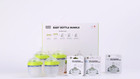 Comotomo Baby Bottlebundle  Gift Set - Green W  3 Different Flow Nipples -10 Ct