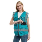 Work Vest For Women Work Clothes Hi Vis Workwear Vest With Pockets