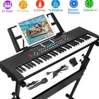 61 Key Electric Piano Digital Music Portable Electronic Keyboard For Beginner