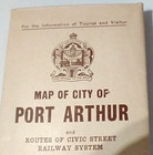 Canada 1922 Map Of Port Arthur Streets   Railway System Thunder Bay  25  X 18 