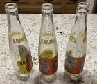 Vintage Kramer   s Acl Beverage Bottle With Moxie Over Labeling 1975 Set Of 3