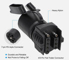 7 Way Round To 4 5 Pins Flat Trailer Wiring Plug Adapter - Hopkins 47385