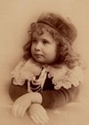 Charming Young Girl In Victorian Attire  identified   Provo  Utah   Cabinet Card