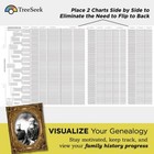 Treeseek   15 Generation Pedigree Chart   Blank Genealogy Forms For Your Family