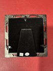 Vintage Picture Photo Frame Enamel Rhinestones Fleur De Lis Photo Size 4x4