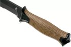 Gerber Strongarm Fixed Blade Survival Knife Coyote Brown Serrated Edge New