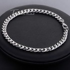 10 11inch Silver Curb Cuban Link Anklet Bracelet Stainless Steel Chain 3 5 7mm 