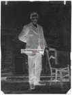 Antique Black And White Photo Glass Plate 9x12 Cm Man