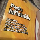 Inflatable Penis Costume Battery Powered Spirit Halloween Funny Cosplay 7 Ft New