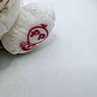 Vintage Fisher Price 1988 Puffalump White Bunny Rabbit W  Pink Hearts Plush