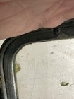 Vintage Bronze Porthole Nautical Ship Window  Cutout In Bulkhead 12 5    X 5 5   
