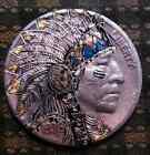 Hobo Nickel Hand Carved Original By J m Tarantula Buffalo As Chief White Cloud
