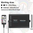 Gaomon M10k Pro Graphic Drawing Tablet Art Painting Board 60   Tilt Express Key