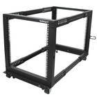 Startech 4postrack12u Adjustable 12u Server Rack W  Casters Adj Depth 23-41 