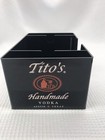 Tito s Vodka Condiment Napkin Bar Caddy Holder Black Plastic Austin Tx New