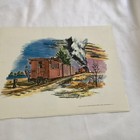 Vintage Edaville Railroad Souvenir Map Brochure South Carver  Massachusetts