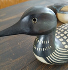 Lot Of 2 Antique 10  Wood Carved Hand Painted Ducks Hunting Decoys Collectibles