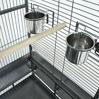 Bird Cage 68  Large Play Top Parrot Finch Cage Macaw Cockatoo With Rolling Stand