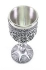 Silver Royal Dragon Wine Goblet Skulls Medieval Collectible Home Decor Gift
