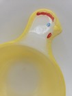 Vintage Glasbake Yellow Chicken Hen Bowl Figural Mcm Usa Ovenware Dish