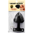 Heart Attack Self Defense Key Chain Black