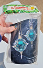 Holiday Industries Indented Sparkler Green Sequin Bead Christmas Ornament Kit