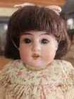 Antique Large 9  All Bisque German Girl Doll