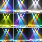 120w Moving Head Light Rgbw Gobo Beam Stage Light Dmx Disco Club Party Lighting