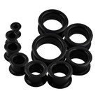 20pcs Tunnels Kit 2g-1  Silicone Ear Plug Gauges Plugs Ear Expander Stretching