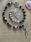 Spell Book Goddess Rosary Wicca Pagan Witch Jasper   Obsidian Rituals Altar