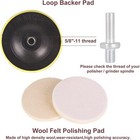 Marble Polishing Kit 4-inch Diamond Polishing Pads 12 Pieces Wet dry Granite    