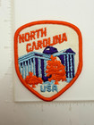 North Carolina Usa State Vintage Travel Souvenir Embroidered Patch Rare