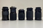 Lot Of 5 Assorted Zoom Camera Lenses