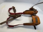Bashlin 140 Ds Lineman Climbing Spikes Pole Gaffs Pads Straps Made In Usa Used