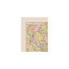 Historic Map - New South Wales Australia - Cram 1892 - Vintage Wall Art