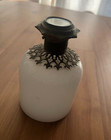 Antique French Opaline Perfume Bottle With Eglomise  grand Tour  Topper   4 In 