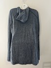 Next Level Hooded Long Sleeve T-shirt   Sz Xl Gray Viewpoint Montauk 2021