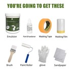 Tub And Tile Refinishing Kit  Bathtub Sink Countertop Diy Paint Kit  32oz  Gray