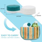 16 Pcs Mini Contact Lens Case Box Colorful Bulk Holder Storage Kit Container