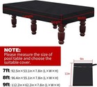 7 Foot Billiard Pool Table Cover  Waterproof tearproof Cover For Pool Table With