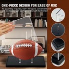 Football Display Case  Acrylic Football Case Display Clear  Uv Protected Memo   
