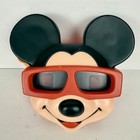 Disney Mickey Mouse View-master 3d Viewer W  2 Reels Vintage Read