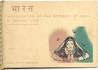 Rare India 1950 Republic Of India 4v Stamps On Folder   908