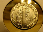 Scarce Au   1918-d Mercury Dime     Tough To Find This Nice   Item  4j025p    