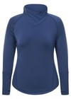 Kerrits Wrap Neck Tech Top - Lapis