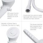 Rv Shower Head With Hose - Non-metallic - White 