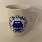 Vintage Volkswagen Club Of America Vvca Coffee Mug Cup Collectible Rare White