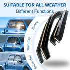 In-channel Window Rain Guards For Dodge Ram 1500 Crew Cab 2019-2025 New Body Sty