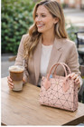 Mini Satchel Bag Women Pu Leather Square Handbag Small Crossbody Purse
